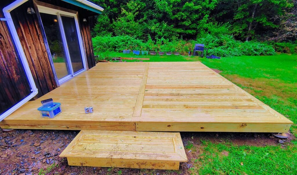 backyard deck in norwich ny